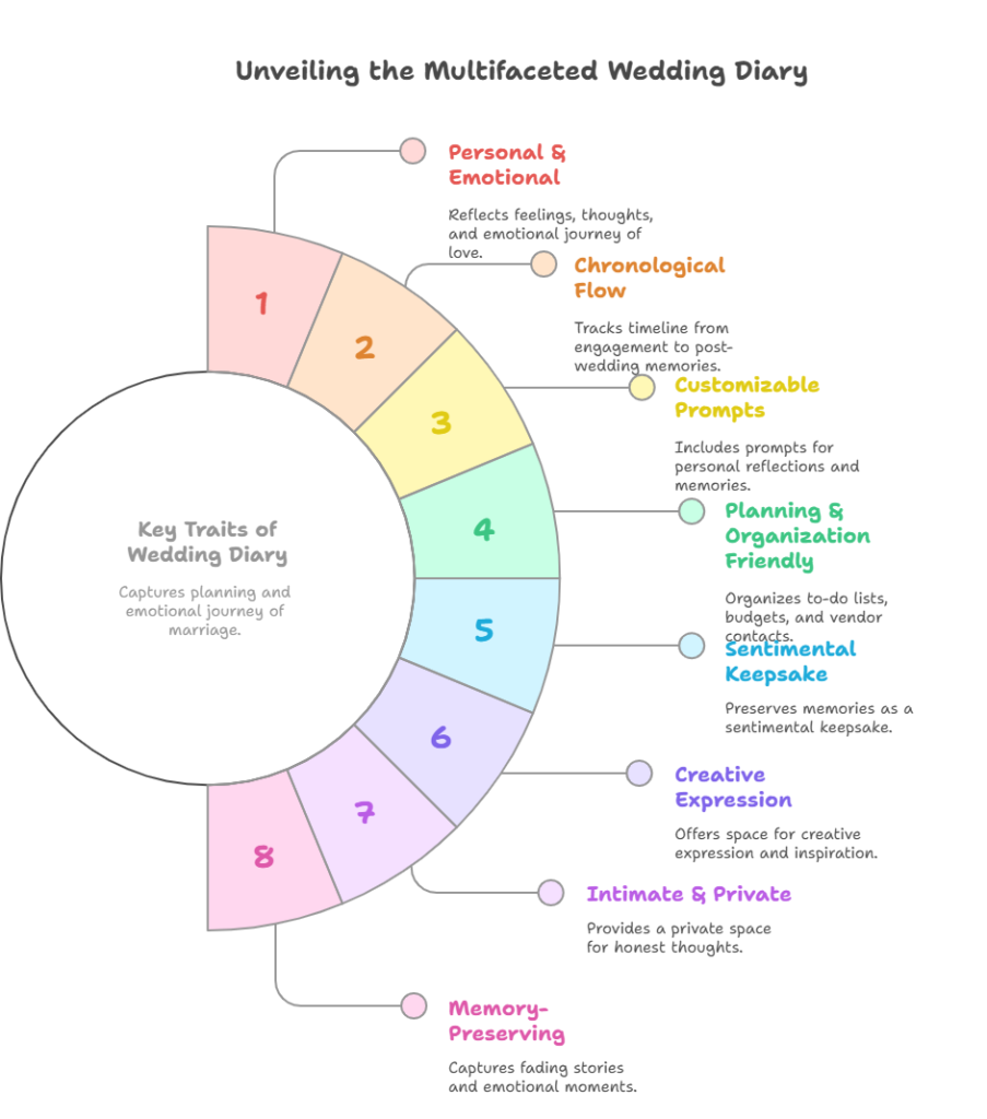 key traits of wedding journal