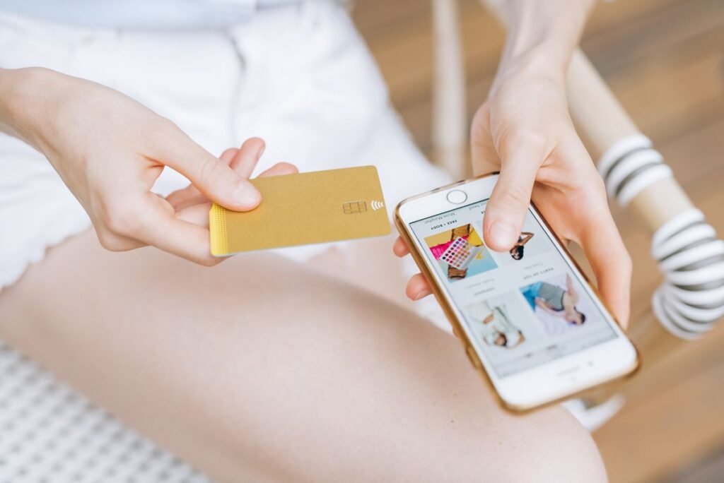Person shopping online on a device, representing e-commerce and online marketplaces